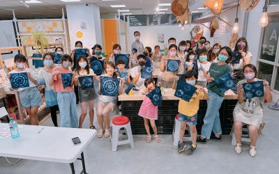 【天光雜貨店假日手作課程】第三堂-DIY藍染小方巾